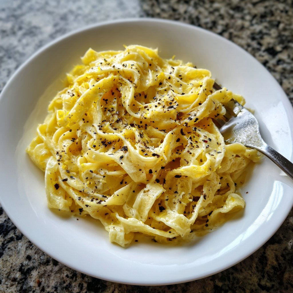 Tagliatelle mit Zitronencreme