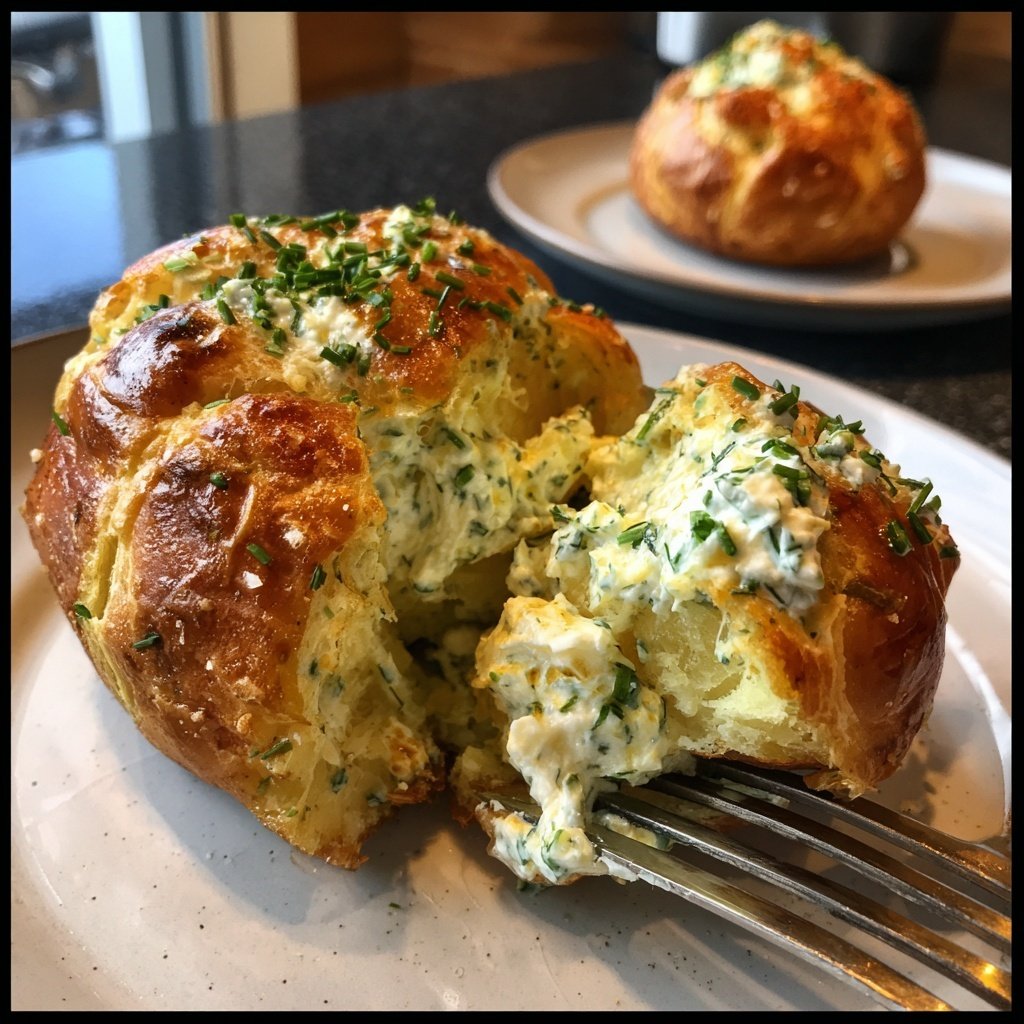Ofenkartoffeln mit Kräuterquark