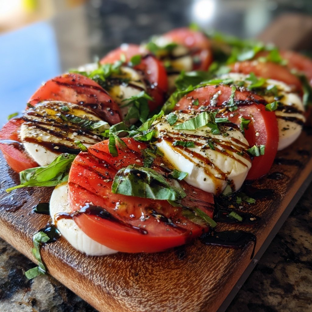 Tomaten Mozzarella Salat Mit Basilikum