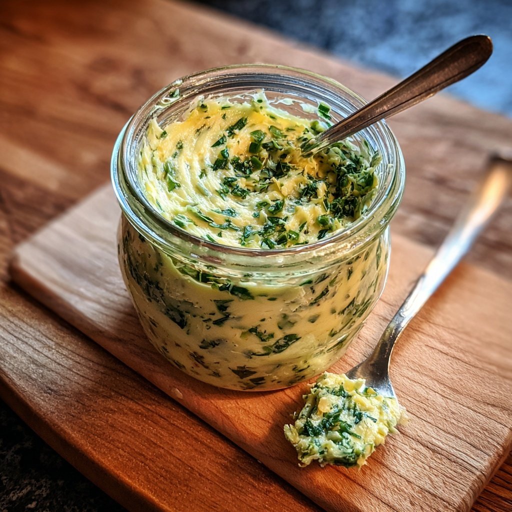 Kräuterbutter Mit Knoblauch Und Schnittlauch