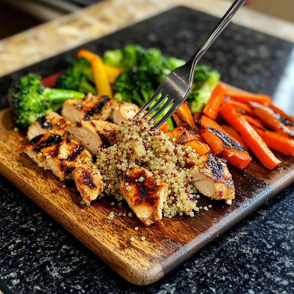 High Protein Meal Prep Mittagessen