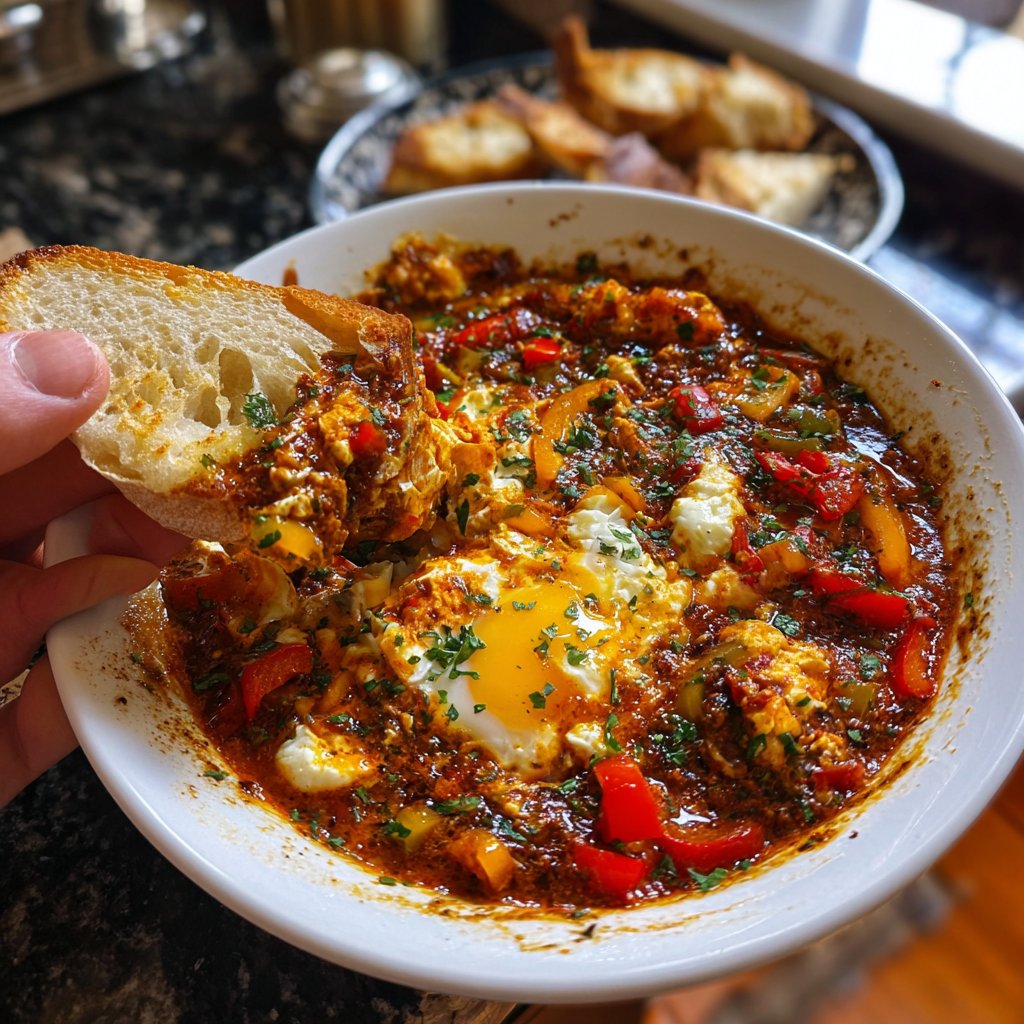 Shakshuka mit Knoblauch