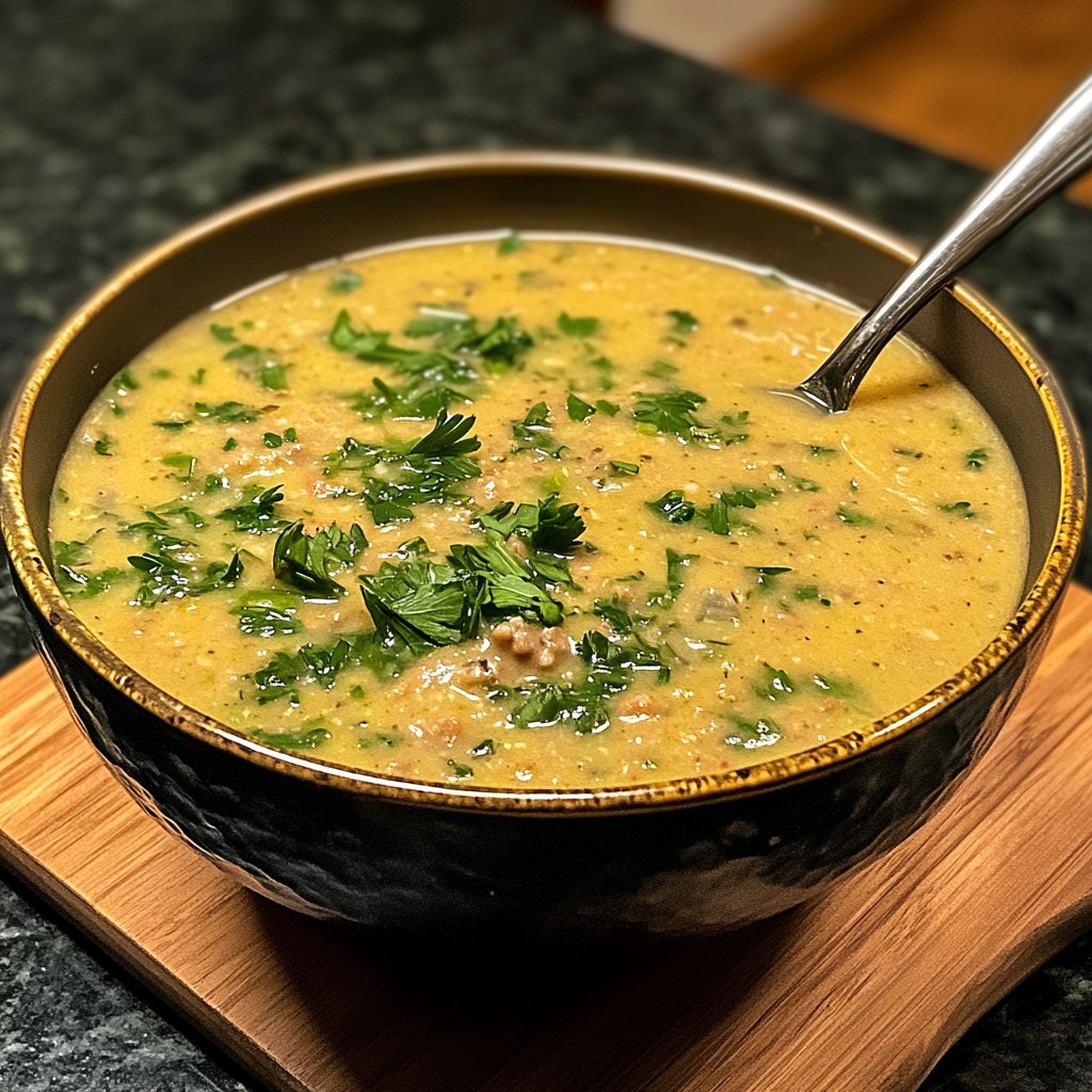 Herzhafte Blumenkohlsuppe für kalte Tage