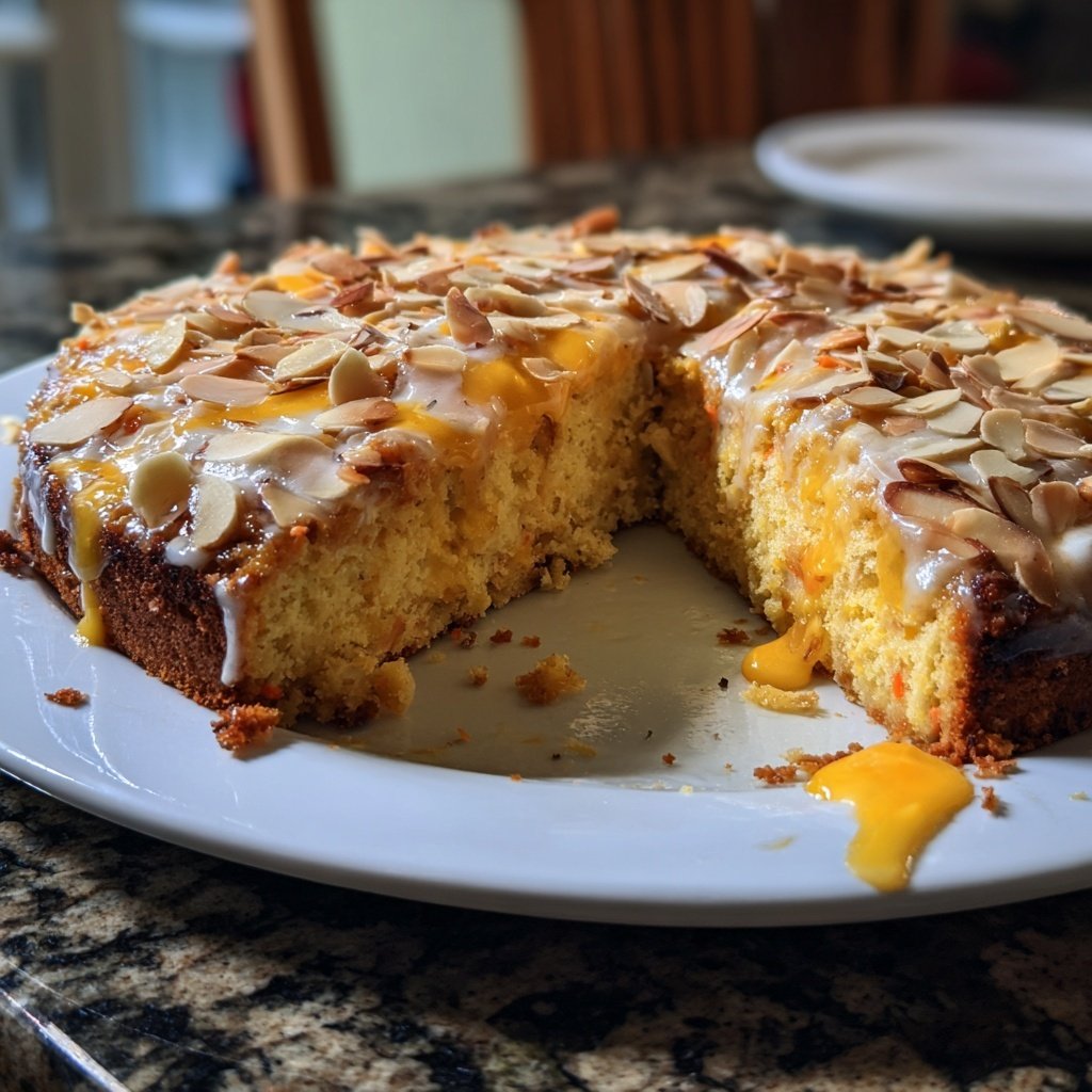 Karottenkuchen Mit Mandeln Und Orange