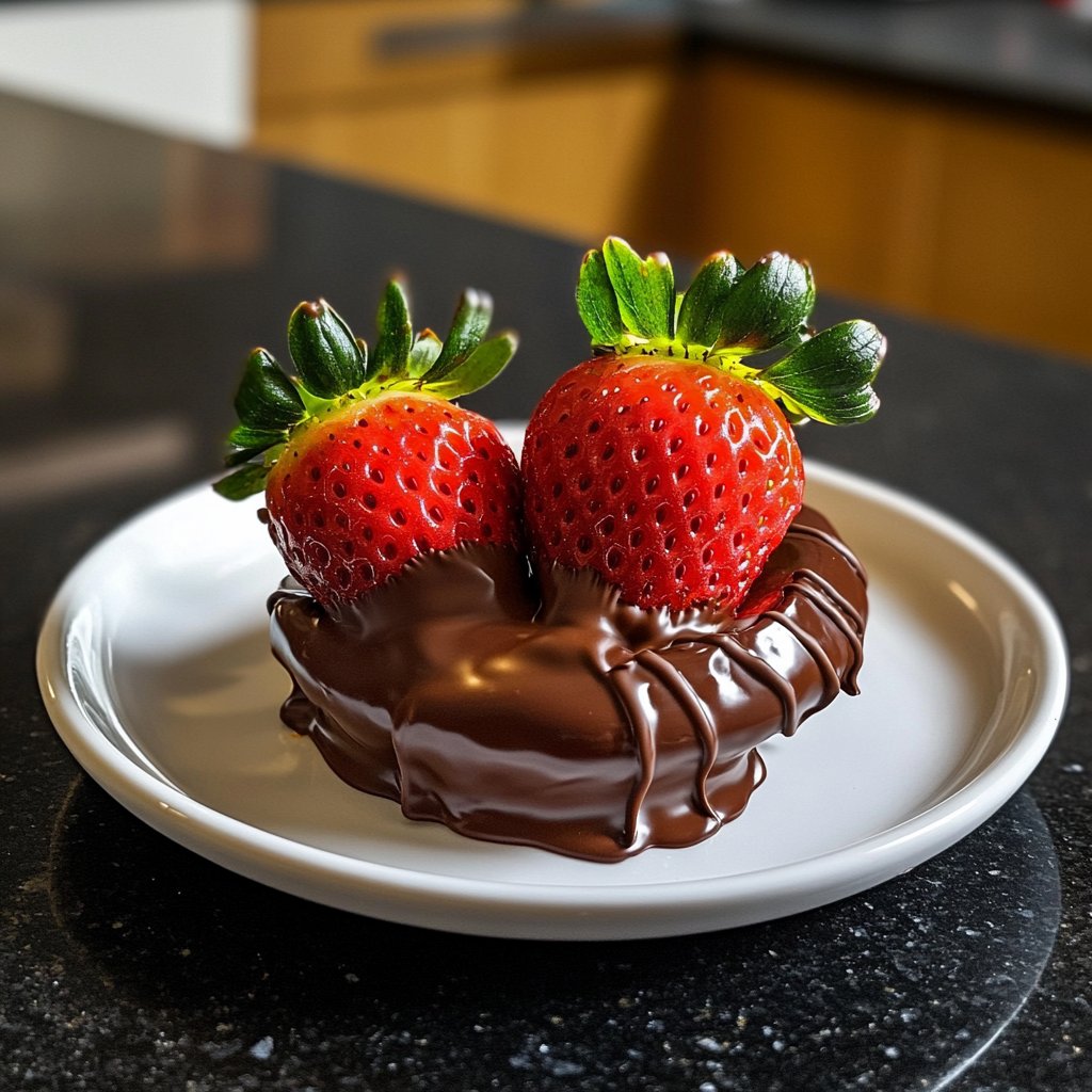 Schoko Erdbeeren selber machen