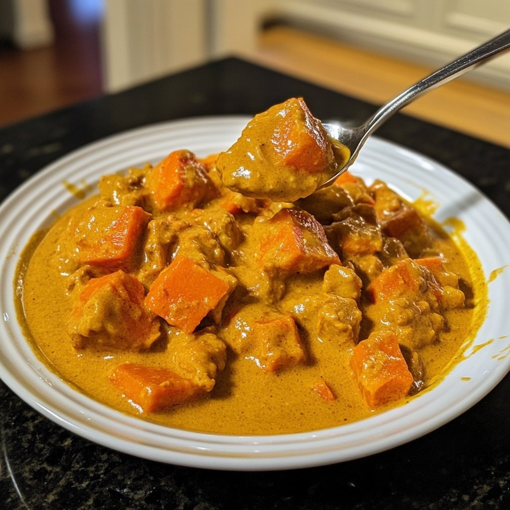 Curry mit Kürbis und Kichererbsen