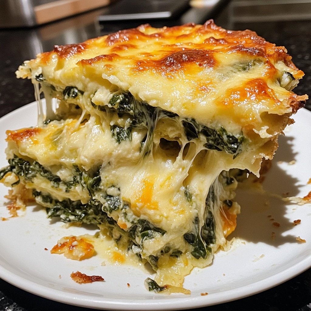 Gemüseauflauf mit Spinat