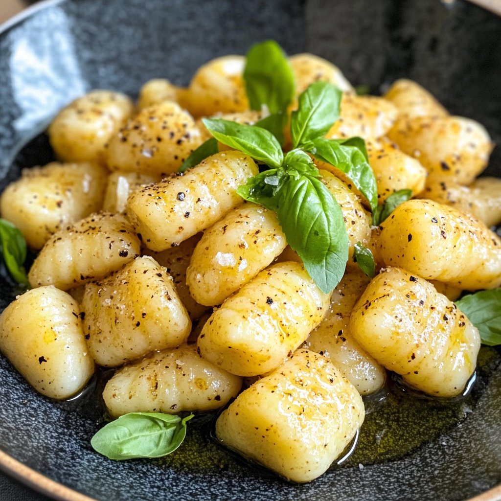 Gnocchi mit Zitronenöl