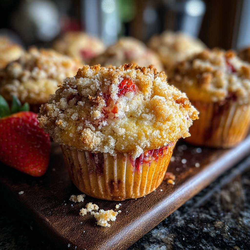 Erdbeer Streusel Muffins