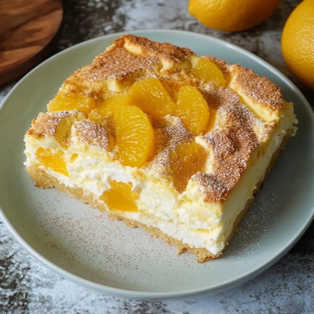 Fantakuchen mit Schmand und Mandarinen